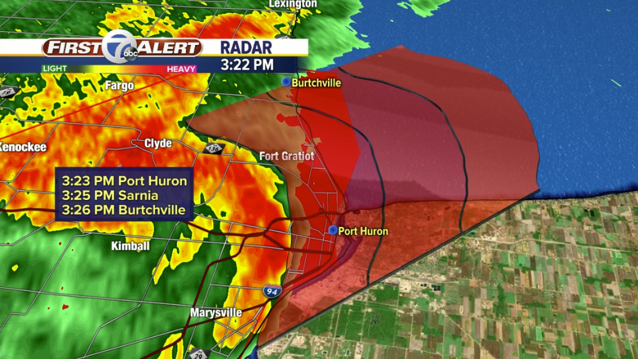 Live Updates Threat of severe weather calms across southeast Michigan